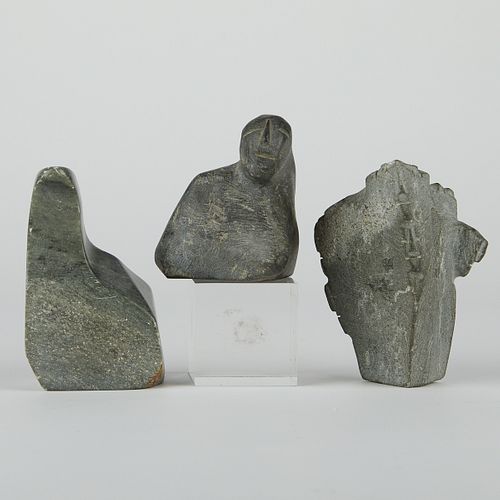 GRP: 3 ABSTRACT STONE CARVINGS