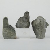GRP: 3 ABSTRACT STONE CARVINGS