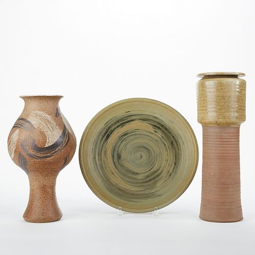 GRP: 3 AMERICAN STUDIO POTTERY