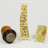GRP: 3 BONE JADE AND GOURD CHI