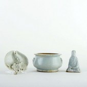 GRP: 3 CHINESE BLANC DE CHINE