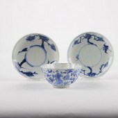 GRP: 3 CHINESE BLUE & WHITE PO