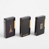 GRP: 3 DUNHILL BLACK ENAMELED
