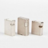 GRP: 3 DUNHILL STERLING SILVER