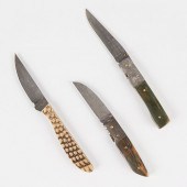 GRP: 3 E. L. IVERSON KNIVES W/
