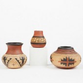 GRP: 3 WELLER POTTERY ARTS & C