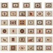 GRP: 35 COAT OF ARMS PAINTINGS