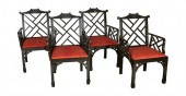 GRP: 4 CHINOISERIE LACQUERED A