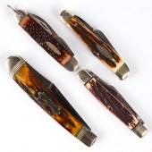GRP: 4 CUSTOM FOLDING KNIVES -