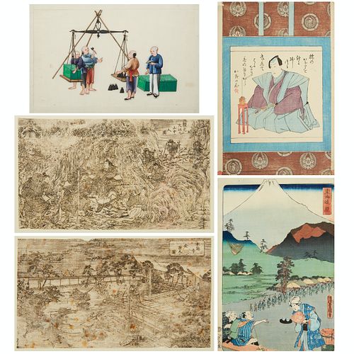GRP: 4 JAPANESE WOODBLOCK PRINTS