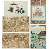 GRP: 4 JAPANESE WOODBLOCK PRIN