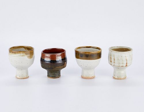 GRP: 4 WARREN MACKENZIE CUPS W/