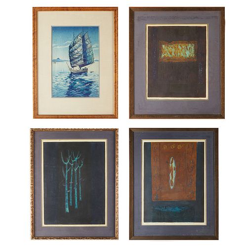 GRP: 4 WOODBLOCK PRINTS HIROYUKI
