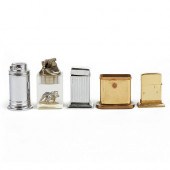 GRP: 5 AMERICAN TABLE LIGHTERS