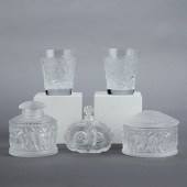GRP: 5 LALIQUE CRYSTAL PIECESL