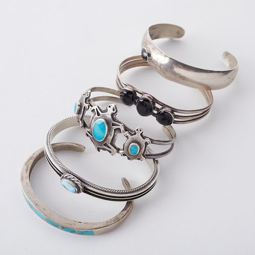 GRP: 5 SOUTHWESTERN BRACELETS