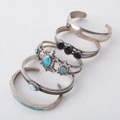 GRP: 5 SOUTHWESTERN BRACELETS