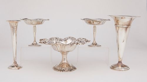 GRP: 5 STERLING SILVER VESSELSGroup