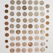 GRP: 54 HALF DOLLAR COINS & 16