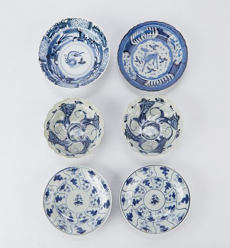 GRP: 6 19TH C. JAPANESE PORCELAIN