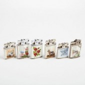 GRP: 6 RONSON GLASS ENAMELED L