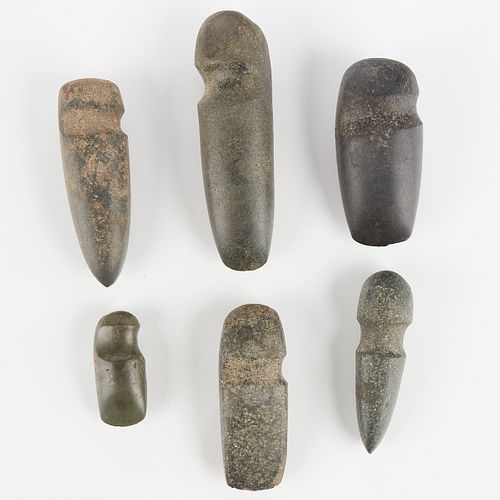 GRP: 6 STONE AXES HOHOKUM HOPI &