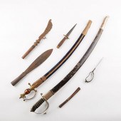 GRP: 7 ANTIQUE ASIAN WEAPONSGr