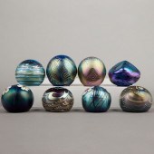 GRP: 8 FAVRILE GLASS ART GLASS
