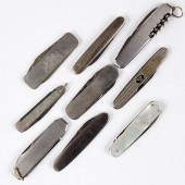 GRP: 9 FOLDING KNIVES - VOSS E