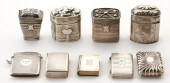 GRP: 9 SILVER MATCH CASES, PIL