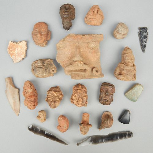 GRP: PRE-COLOMBIAN PIECES POTTERY