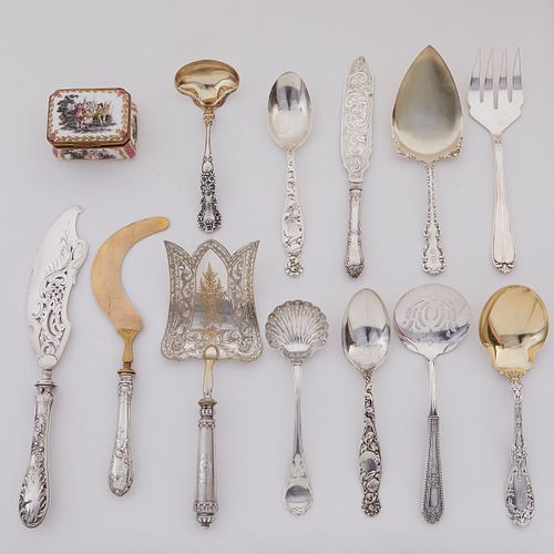 GRP: STERLING AND PLATED SERVING
