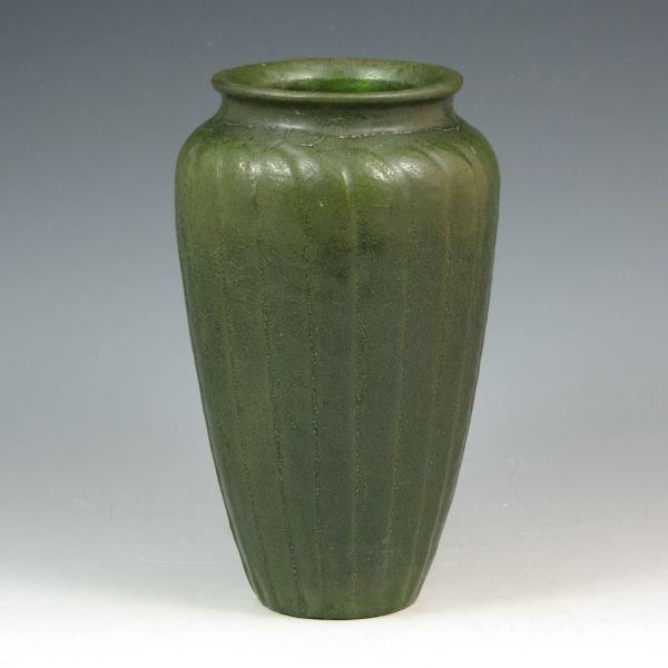 Grueby Arts & Crafts vase in