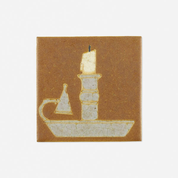 Grueby Faience Company. Rare tile