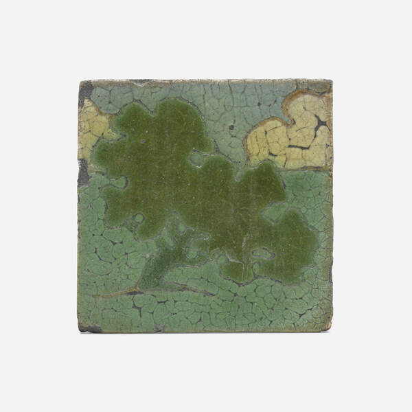 Grueby Faience Company. Tile with