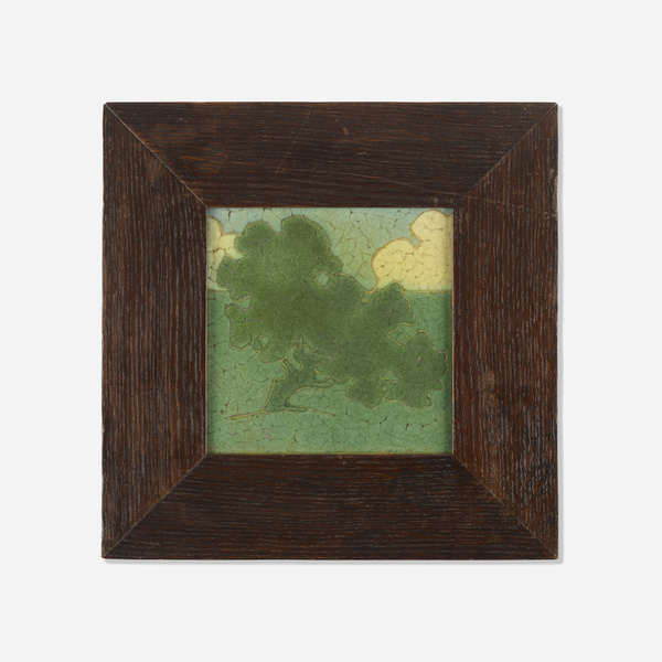 Grueby Faience Company. Trivet with