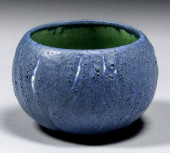 GRUEBY POTTERY MATTE BLUE VOLC