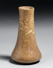 GRUEBY POTTERY MATTE BROWN TAP