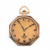 GRUEN 14KT GOLD VERI-THIN, "MA