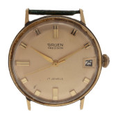 GRUEN PRECISION, 14K YELLOW GO