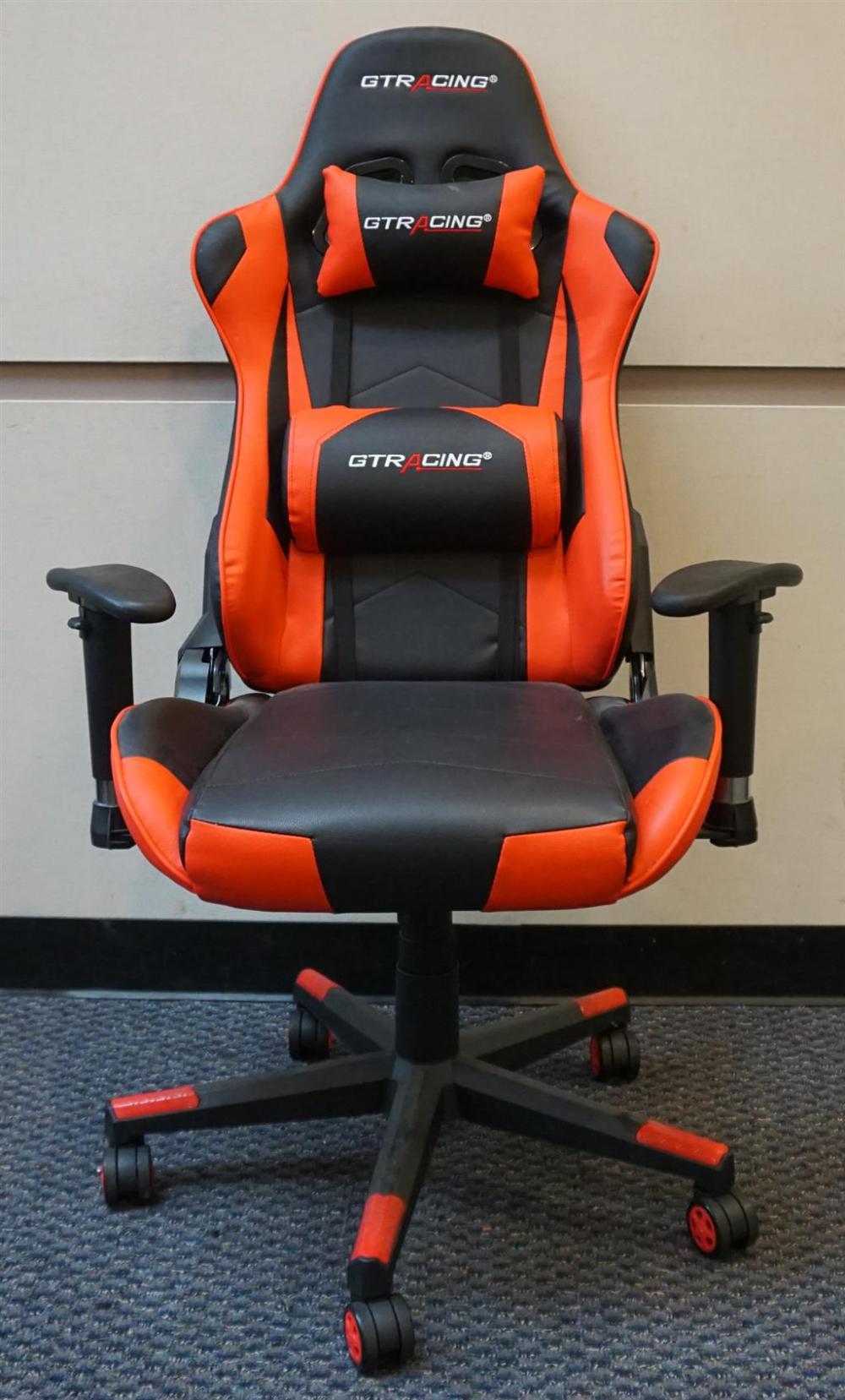 GTRACING BLACK AND RED LEATHER