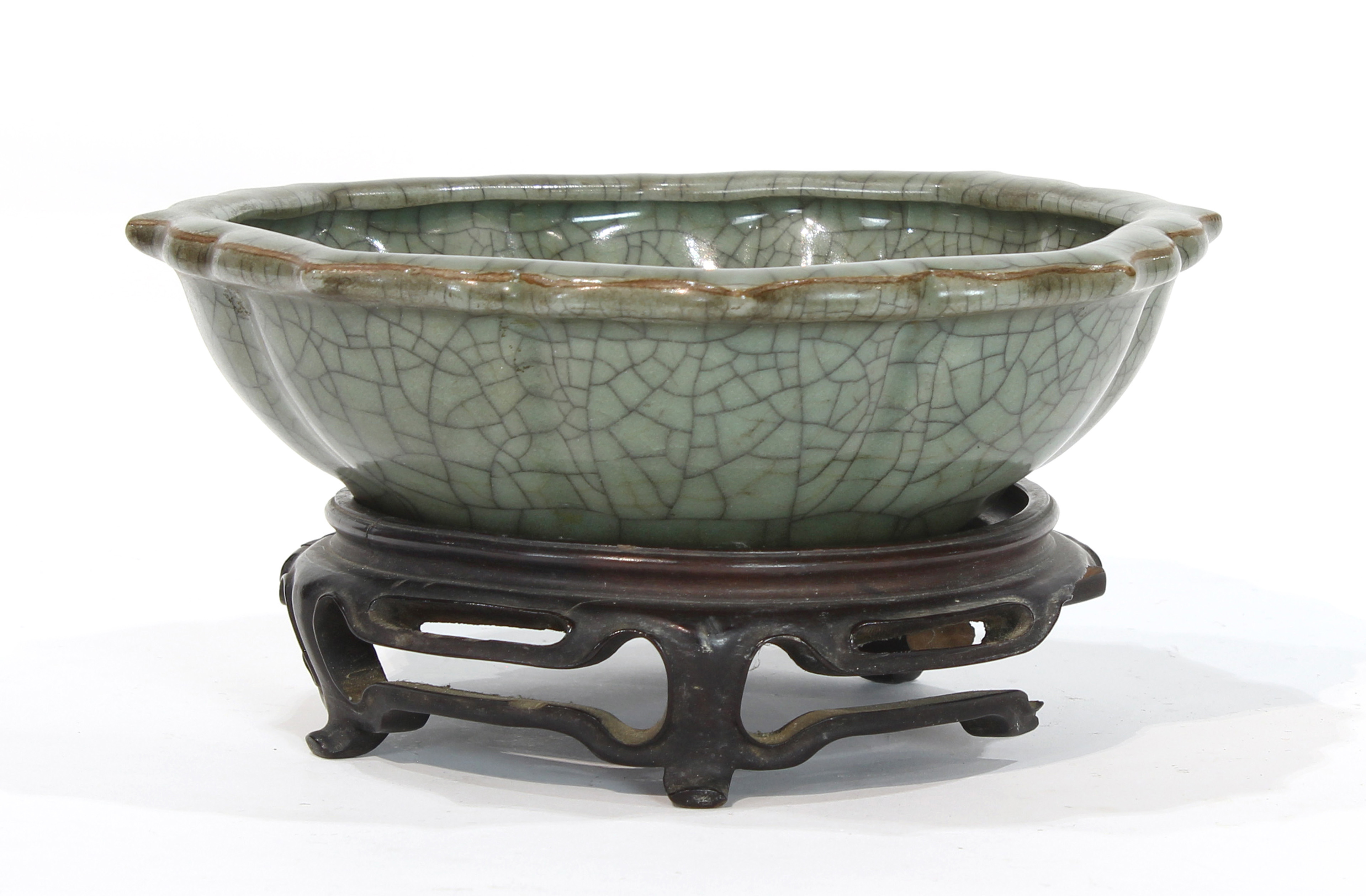 GUAN TYPE CELADON LOTUS PETAL
