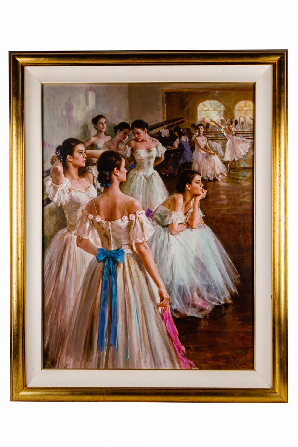 GUAN ZEJU (B. 1941 ): BALLERINAS IN
