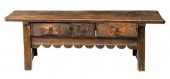 GUATEMALAN CARVED WOOD  TABLE,