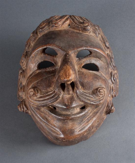 Guatemalan carved wooden mask