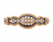 GÜBELIN 18K GOLD, SAPPHIRE, PE
