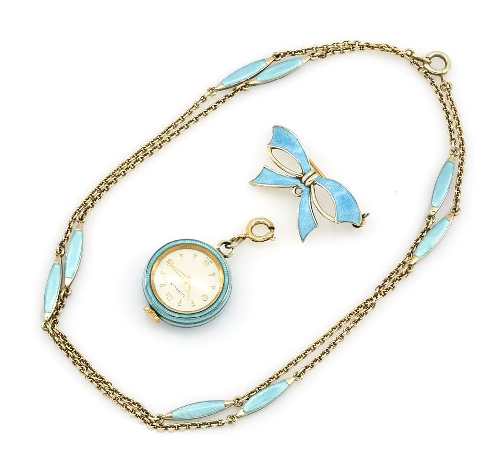 GUBELIN GUILLOCHE ENAMEL
