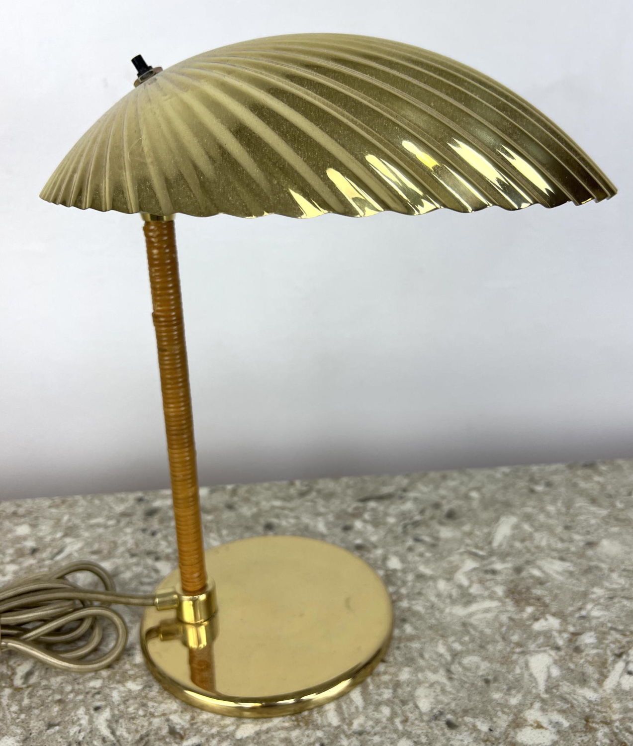 GUBI Paavo Tynell brass shell Table