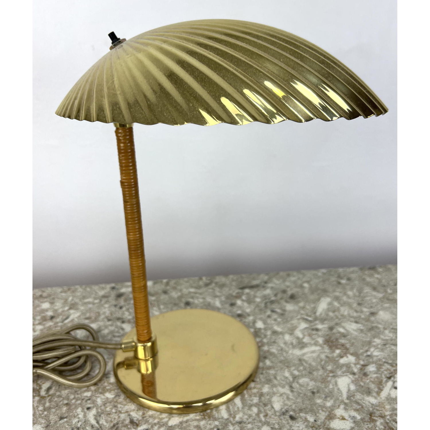 GUBI Paavo Tynell brass shell Table
