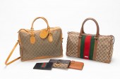 GUCCI, 2 MONOGRAM HANDBAGS, 2